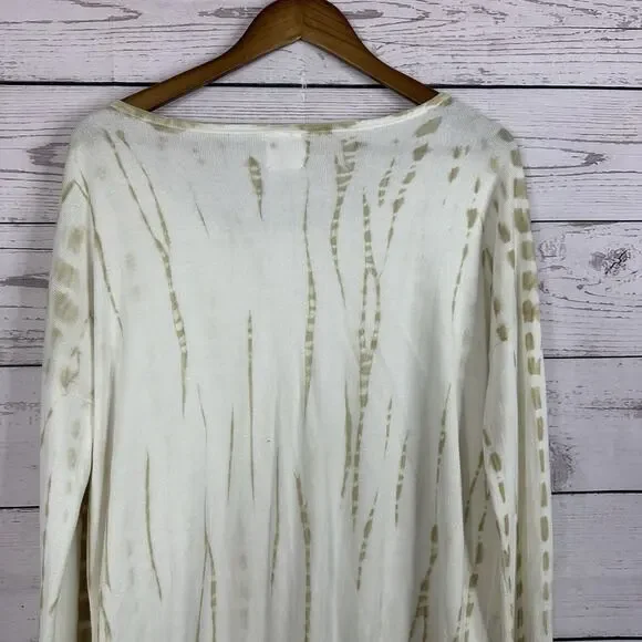 Planet Lauren G‎ Sweater Womens OS Tie Die Modern Boatneck Modern Knit - Picture 7 of 14